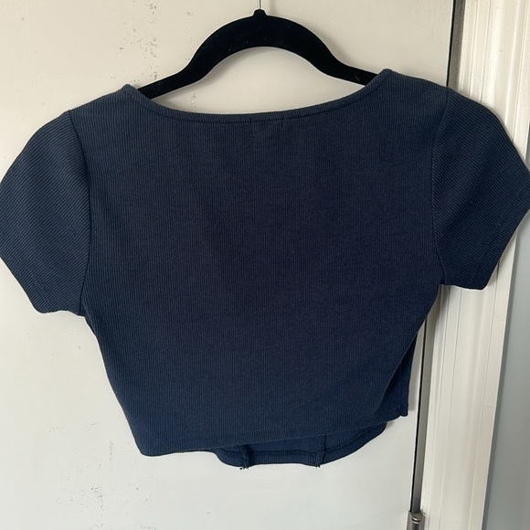 Garage Mackenzie Corset Tee Blue - Picture 3 of 3